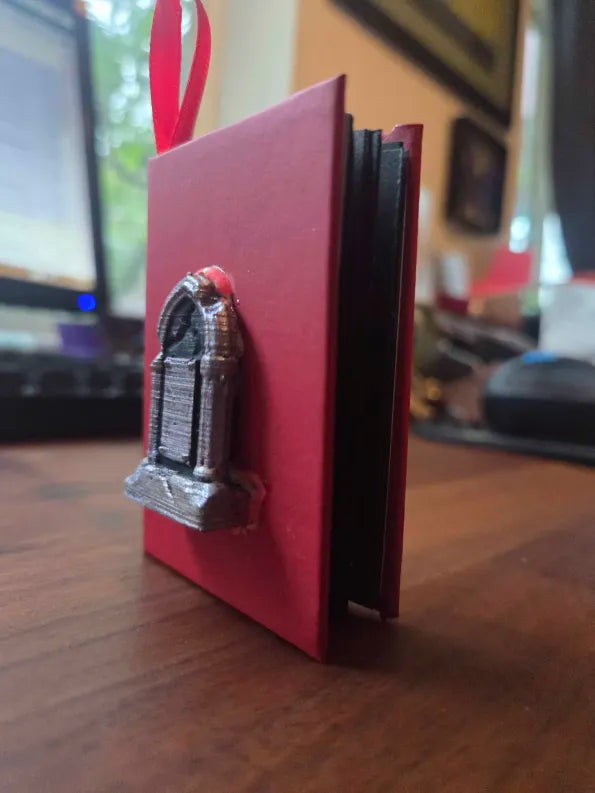 Grim Book Ornament