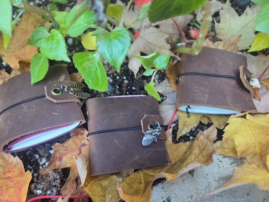 Mini Leather Traveler's Journal