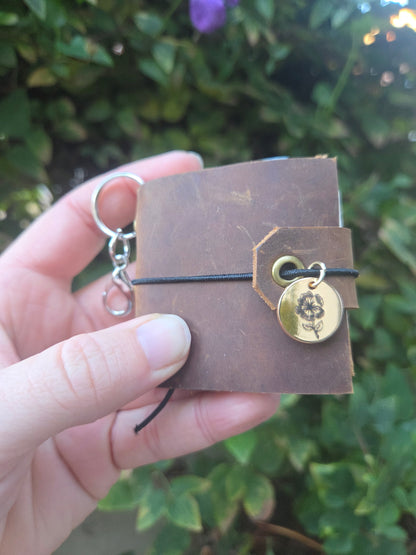 Mini Leather Traveler's Journal