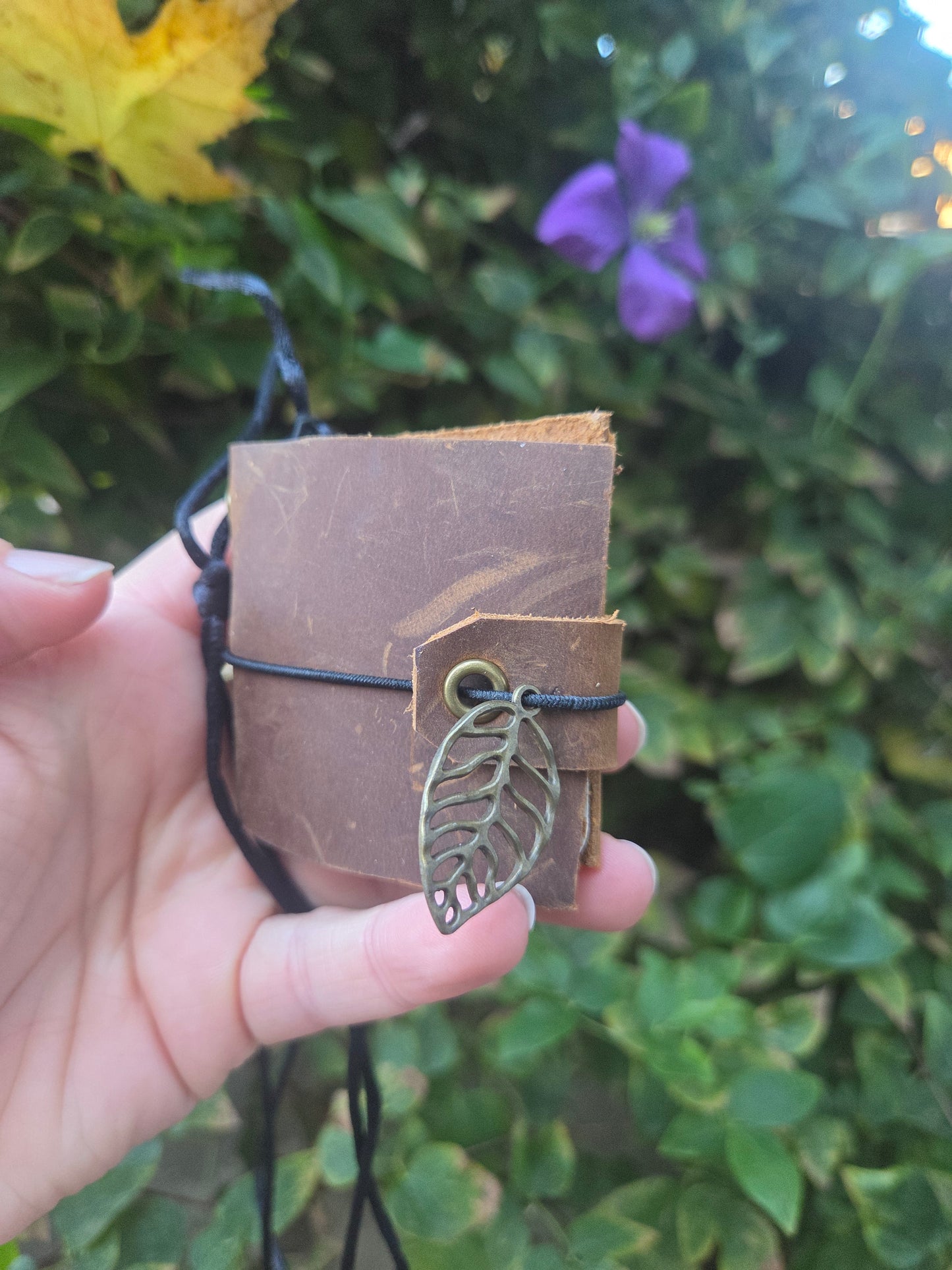 Mini Leather Traveler's Journal