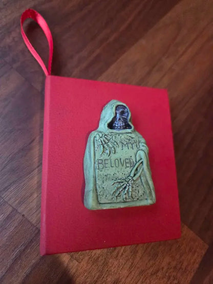 Grim Book Ornament