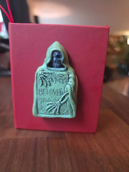 Grim Book Ornament