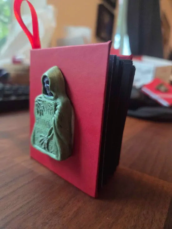 Grim Book Ornament