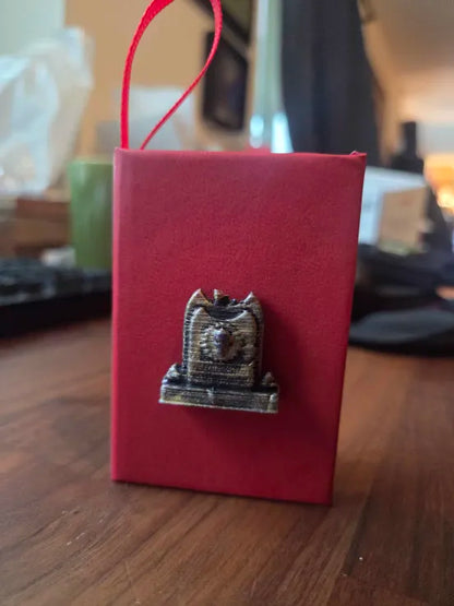 Grim Book Ornament