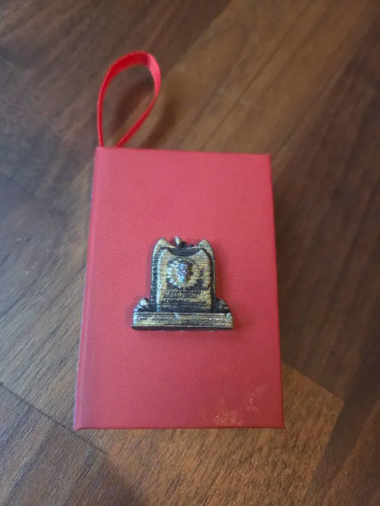 Grim Book Ornament