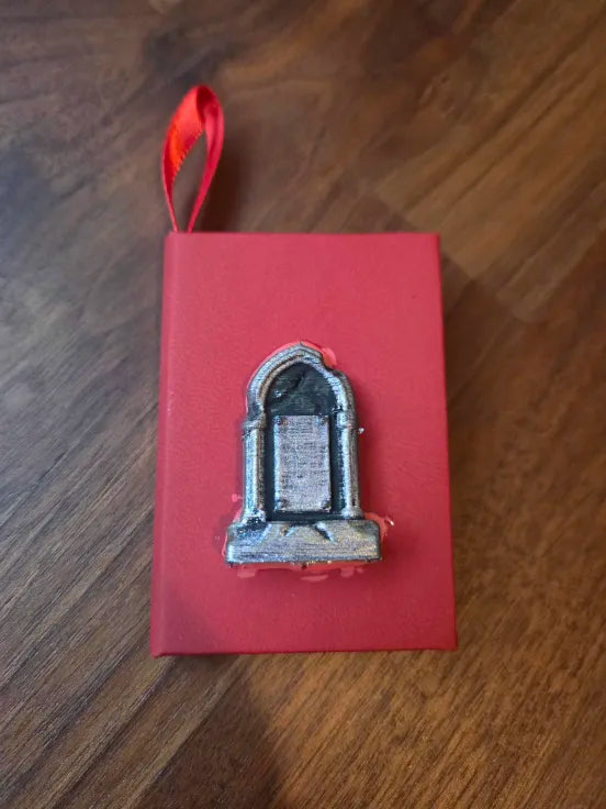 Grim Book Ornament
