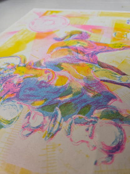 Taurus - Limited Edition Risograph Print