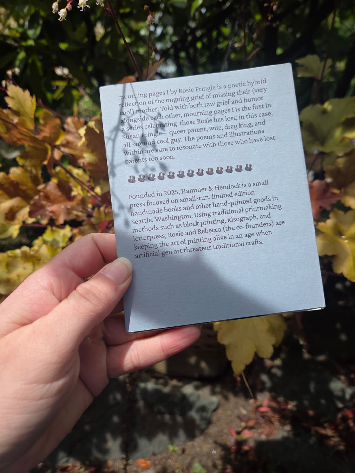 mourning pages I