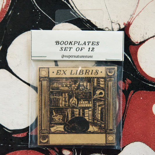 Mystic Library Bookplates (set of 12)