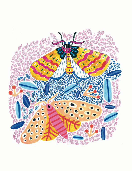 Psychedelic Moths